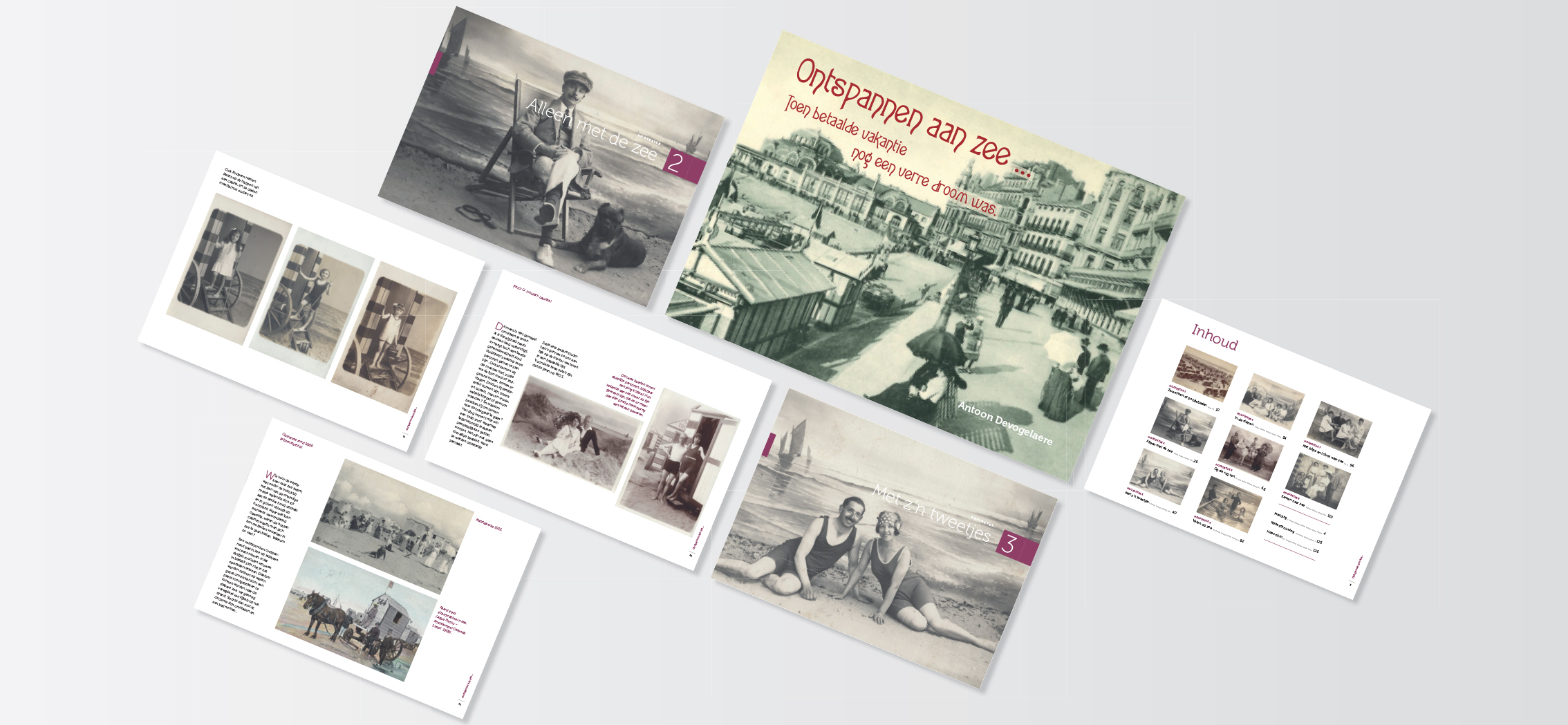 Antoon Devogelaere, Ontspannen aan zee, designed in Flanders by Perplex