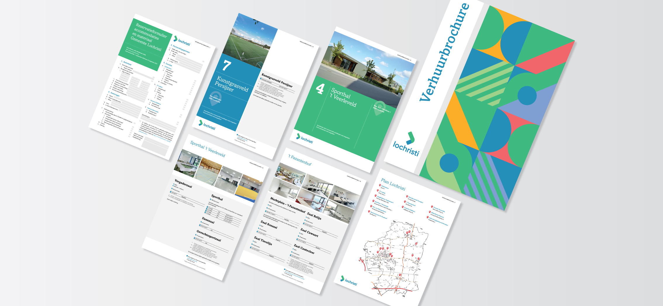 Gemeente Lochristi, Verhuurbrochure, designed in Flanders by Perplex